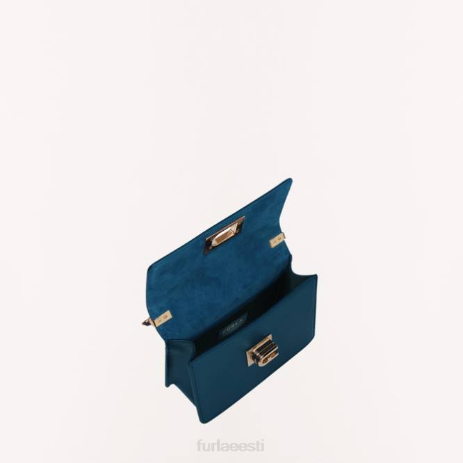 ee Furla naised 1927 ristkerega sinine pasknäär R0L0171 tarvikud