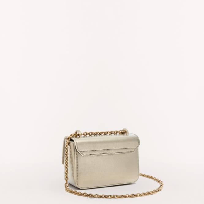 ee Furla naised metropoli crossbody mini värvus kuldne pronks R0L076 tarvikud