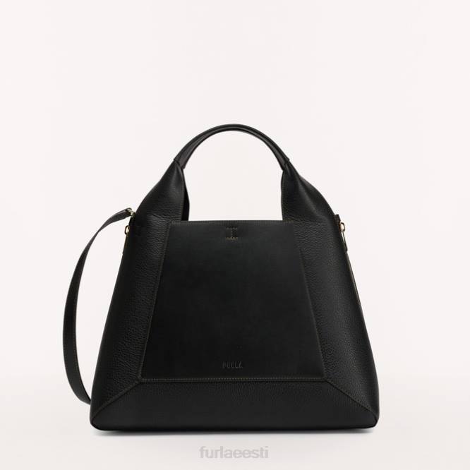 ee Furla naised gilda tote l nero/marmo c R0L060 tarvikud