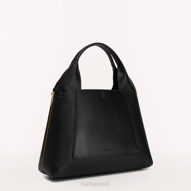 ee Furla naised gilda tote l nero/marmo c R0L060 tarvikud