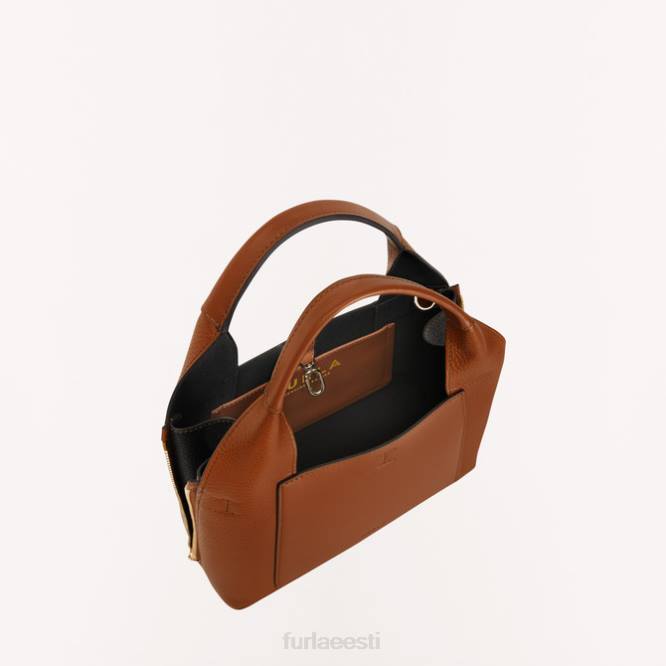 ee Furla naised gilda tote m konjak h/nero R0L055 tarvikud