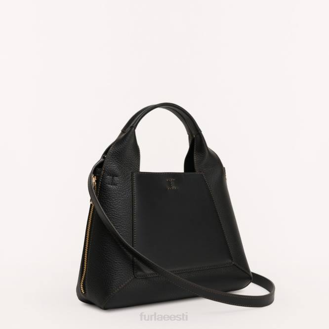 ee Furla naised gilda tote m nero/marmo c R0L056 tarvikud