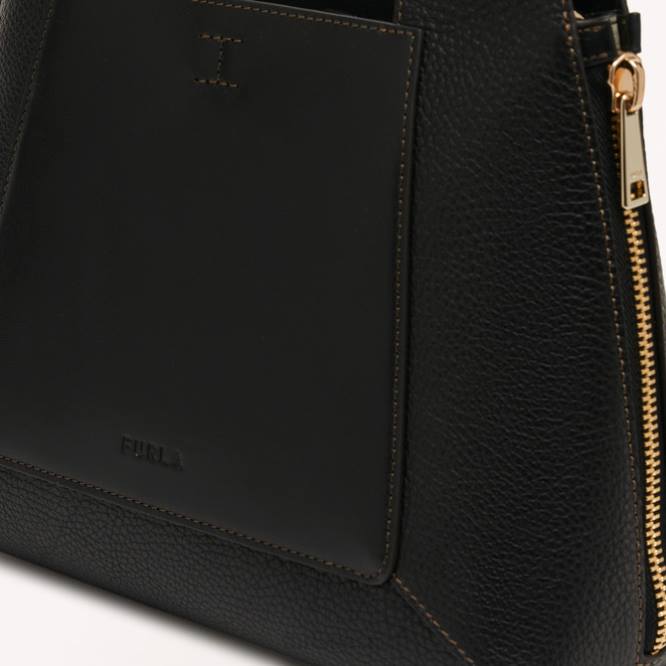 ee Furla naised gilda tote m nero/marmo c R0L056 tarvikud