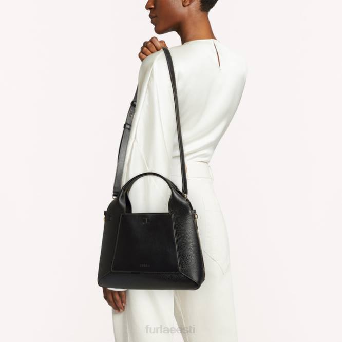 ee Furla naised gilda tote m nero/marmo c R0L056 tarvikud