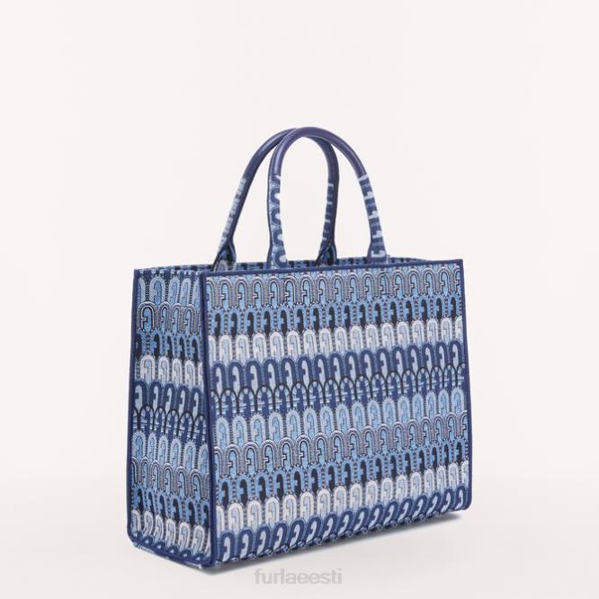 ee Furla naised võimalus tote l toni sinine denim R0L08 tarvikud