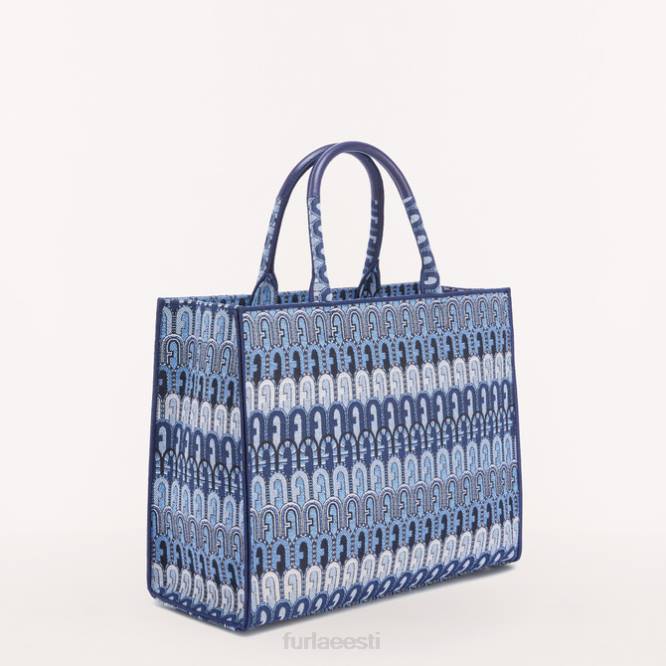 ee Furla naised võimalus tote l toni sinine denim R0L08 tarvikud