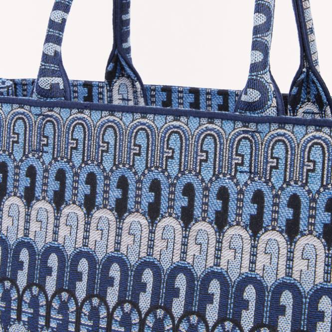 ee Furla naised võimalus tote l toni sinine denim R0L08 tarvikud