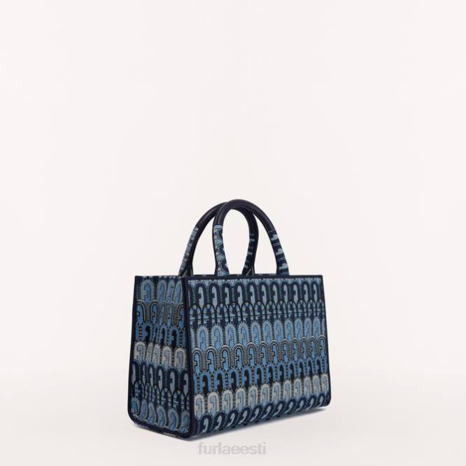 ee Furla naised võimalus tote s toni sinine denim R0L043 tarvikud