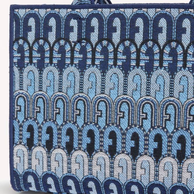 ee Furla naised võimalus tote s toni sinine denim R0L043 tarvikud