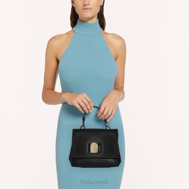 ee Furla naised emma ülemine käepide mini nero R0L090 tarvikud
