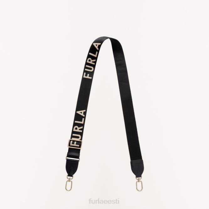 ee Furla naised fiona õlarihm nero ecru R0L0233 tarvikud