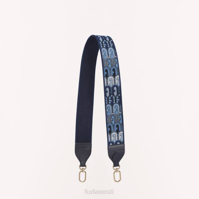 ee Furla naised fiona õlarihm toni sinine denim R0L0236 tarvikud