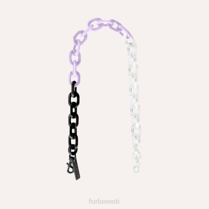 ee Furla naised kommi õlarihm must/iiris/selge R0L0238 tarvikud